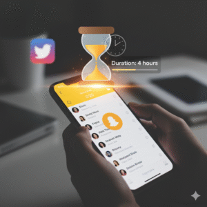 What Is the Hourglass Emoji on Snapchat