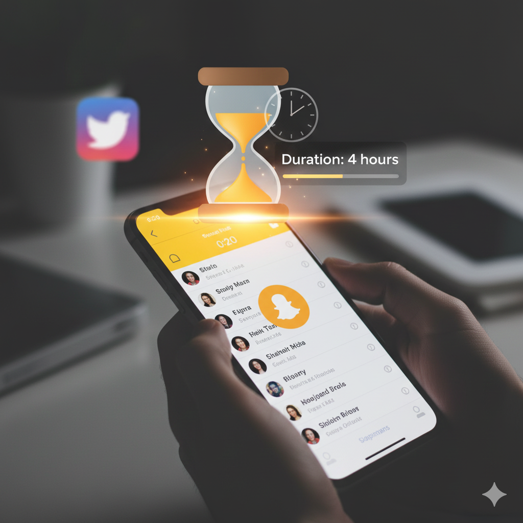 What Is the Hourglass Emoji on Snapchat