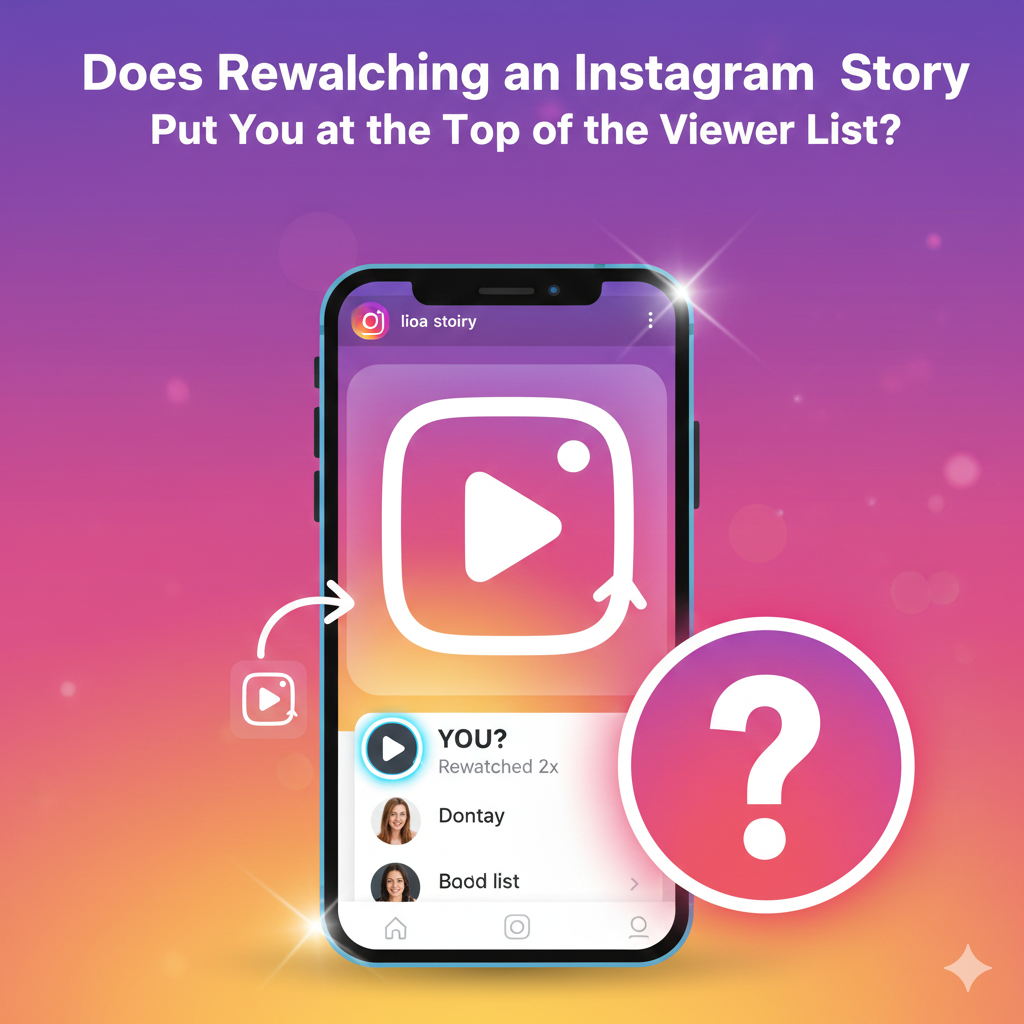 Does Rewatching a Instagram Story Put You at the Top of the Viewer List?