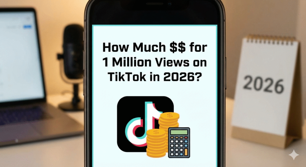 How Much $$ for 1 Million Views on TikTok in 2026?