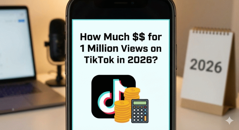 How Much $$ for 1 Million Views on TikTok in 2026?